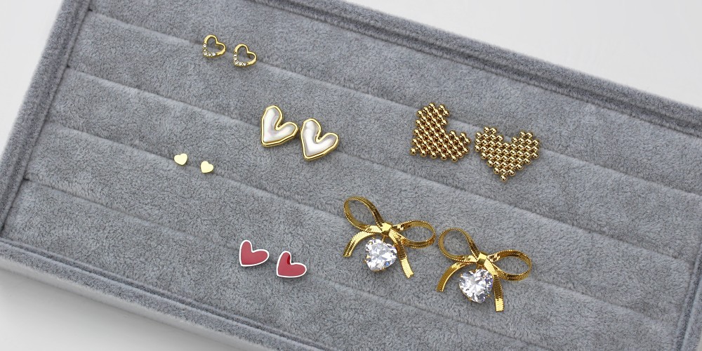 minimalistyczne kolczyki sztyfty