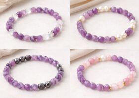 Jak łączyć ametyst z innymi kamieniami do bransoletek