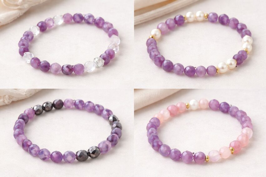 Jak łączyć ametyst z innymi kamieniami