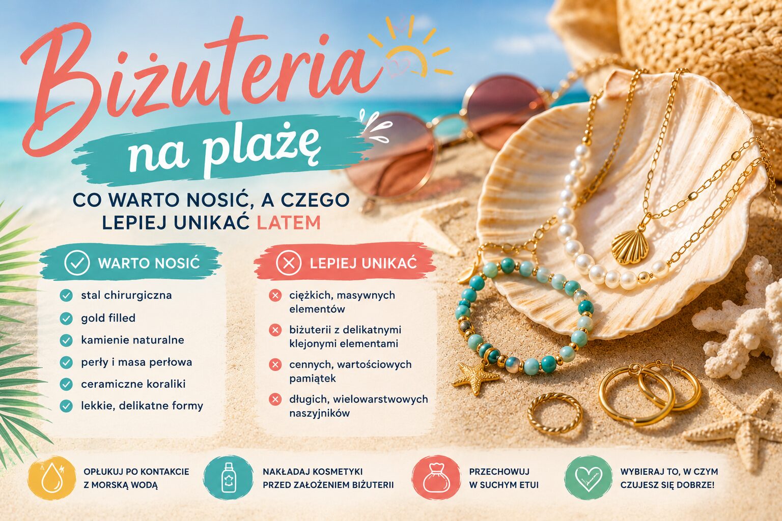Biżuteria na plażę